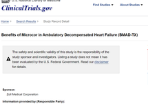BMAD Clinical Trial